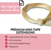hair2heart Premium Mini Tape Extensions capelli umani - 12 Anteprima dell’immagine prodotto 10
