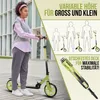 Habib 200mm Cityroller  | Klappbar & bis 100kg: Grün Produktbild-Vorschau 8