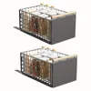 2 cassetti telescopici Cassetti estraibili Scaffali Anteprima dell’immagine prodotto 3