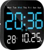 Multifunktionale LED-Wanduhr, Fernbedienung, Timing, Produktbild-Vorschau 1