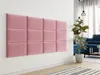 Panneau mural capitonné 50x30 PAG – rose Voir les images du produit 1