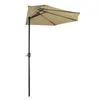 Halbrunder Sonnenschirm 300 cm La Spezia, beige Produktbild-Vorschau 1