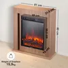 KAMINIO Elektrický krb MATTI – Elektrický stojací krb s Náhľad obrázku produktu 6
