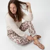 Stretchhose Damen Leo Look leichte Loungehose 40 42 44 Produktbild-Vorschau 4