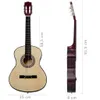 vidaXL Chitarra classica per principianti e bambini 3/4 36" Anteprima dell’immagine prodotto 13