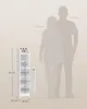 A diagram showing a tall, narrow white cabinet next to two silhouetted figures, indicating scale and dimensions. Náhled obrázku produktu