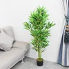 Bambou Plante Arbre Artificielle Artificiel 120cm avec Bois Voir les images du produit 4