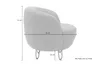 DOMO Collection Sessel Denver, ovaler Polstersessel, Produktbild-Vorschau 9