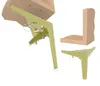 Möbelbeine 15 cm, Haarnadel-Design, gebürstetes Gold, Set Produktbild-Vorschau 4