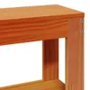 Massivholzbett ohne Matratze Wachsbraun 120x190 cm Produktbild-Vorschau 10