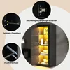 Merax Vitrine haute brillance avec éclairage LED et Voir les images du produit 9