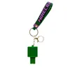Kinder-Schlüsselanhänger Minecraft Creeper mit Schlaufe und Produktbild-Vorschau 3
