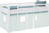 Homestyle4u Hochbett 90x200 Kinder WeißKinder Weißbett Set Produktbild-Vorschau 15