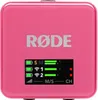 A pink Rode Wireless GO Gen 3 microphone transmitter unit shown from the front on a white background. Náhľad obrázku produktu