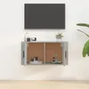 vidaXL TV-Wandschrank Betongrau 80x34,5x40 cm Produktbild-Vorschau 3
