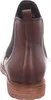The back view of a brown leather bootie. Produktbild-Vorschau