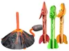 Dinosaurier-Vulkan-Raketenwerfer-Set aus Schaumstoff, bunt Produktbild-Vorschau 2