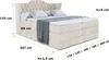 ALTDECOR Boxspringbett mit 2 Matratzen und Topper - 180x200 Produktbild-Vorschau 6