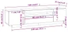 vidaXL TV-Schrank mit LED-Leuchten Sonoma-Eiche 160x35x40 Produktbild-Vorschau 4