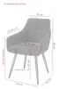 Hela Tische, 2er SET Armlehnstuhl Sessel Verona, Bezug Produktbild-Vorschau 3