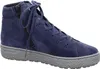 A single blue high-top shoe with a gray sole is shown against a white background. Produktbild-Vorschau