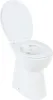 Randloses WC 7 cm Extra Höhe Soft-Close Keramik Weiß Produktbild-Vorschau 1
