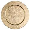 Grand plateau rond en métal « Nizza Gold » de 50 cm | Voir les images du produit 1