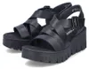 Rieker Damen Keilsandalette mit Plateau und gekreuzten Produktbild-Vorschau 8