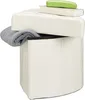 Relaxdays Hocker eckig, faltbarer Polsterhocker mit Produktbild-Vorschau 1