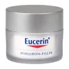 A product shot of a Eucerin Hyaluron-Filler day cream jar. Anteprima dell’immagine prodotto