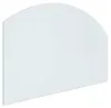 vidaXL Braciere con piano in vetro trasparente 80 x 50 cm Anteprima dell’immagine prodotto 1