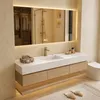 Badkamer set met wastafel van gesinterd materiaal, Productafbeelding-voorbeeld 4