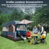 Tente COSTWAY pour 4-6 personnes, tente de camping avec Voir les images du produit 4
