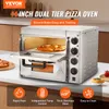 VEVOR Kommerzieller Pizzaofen Backofen 2-lagig 356 mm, Produktbild-Vorschau 2