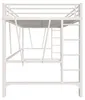 Hochbett, 140 x 200 cm, Metallbettgestell, Doppelleiter, Produktbild-Vorschau 11