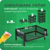 Novaliv 5 Stück Korbregal Schwarz Steckregal Stapelbar & Produktbild-Vorschau 3