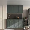 Hängeschrank Vicco Fame-Line Grün-Gold Landhaus/Anthrazit Produktbild-Vorschau 7