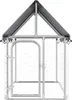 vidaXL Vonkajšia búda pre psov so strechou 200x100x150 cm Náhľad obrázku produktu 5