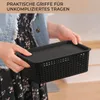6er Set Aufbewahrungskorb Dekobox mit Deckel, dekorativer Produktbild-Vorschau 8
