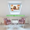 Wallario Lichtschutzbild, Dekorativer Sichtschutz Produktbild-Vorschau 2