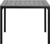BELIANI Gartentisch Grau und Schwarz Aluminium Kunstholz Produktbild-Vorschau 5