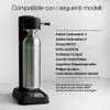 VIOK bottiglia acciaio inox 1,3 per Aarke Carbonator 3 & 2 Anteprima dell’immagine prodotto 2