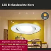 Paulmann LED Einbauleuchte Nova 3er-Set schwenkbar Produktbild-Vorschau 5
