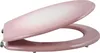 MSV WC-Sitz, MDF, rosa ? Scharniere aus Edelstahl Produktbild-Vorschau 5