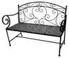 Metall Gartenbank mit Mosaik Sitzfläche Vintage Gartenbank Produktbild-Vorschau 5
