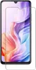 A screen protector is placed on a smartphone. Produktbild-Vorschau