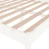 vidaXL Lit en bois massif blanc 120x190 cm Voir les images du produit 12
