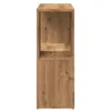 vidaXL Artisan dubová knihovna 60x24x63 cm materiál na bázi Náhled obrázku produktu 5