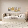 Flieks Polsterbett 90x190cm mit Ausziehbett, Schlafsofa Produktbild-Vorschau 3