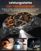 2025 Smartwatch Herren Militär mit Telefonfunktion,AMOLED Produktbild-Vorschau 10